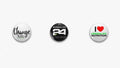 Spille magnetiche 'I Love Herbalife' (Set da 5)