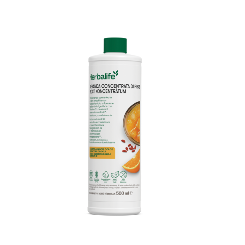Bevanda Concentrata di Fibre - Gusto Arancia Dolce e Bacche di Goji 500ml