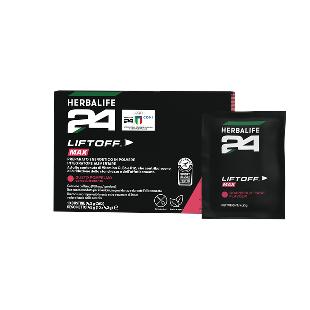 H24 LiftOff® Max - Bustine effervescenti 1 conf. da 10 bustine