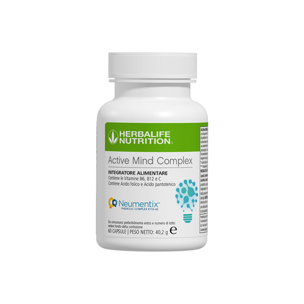 Active Mind Complex - Integratore alimentare con le Vitamine B6, B12 e C, con Acido folico e Acido pantotenico