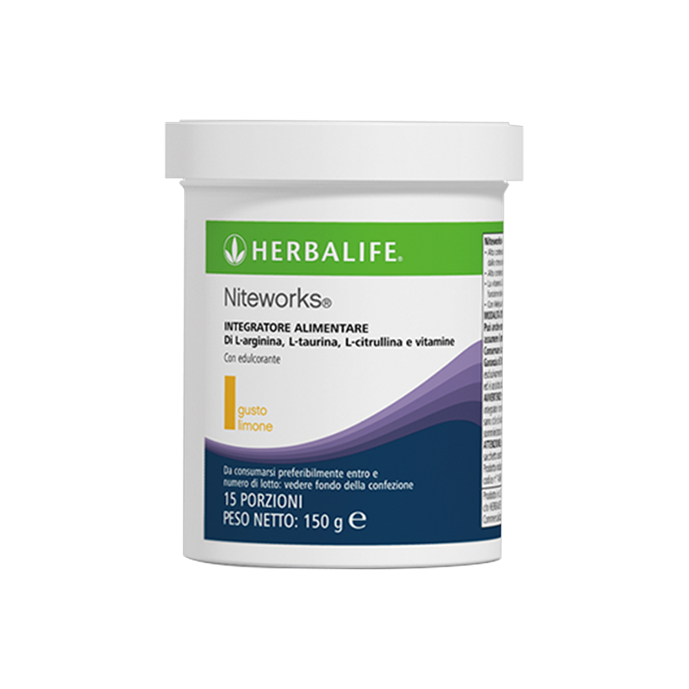 Niteworks® - Integratore di vitamine C ed E, Acidofolico, L-Arginina, L-Citrullina e L-Taurina (15 giorni