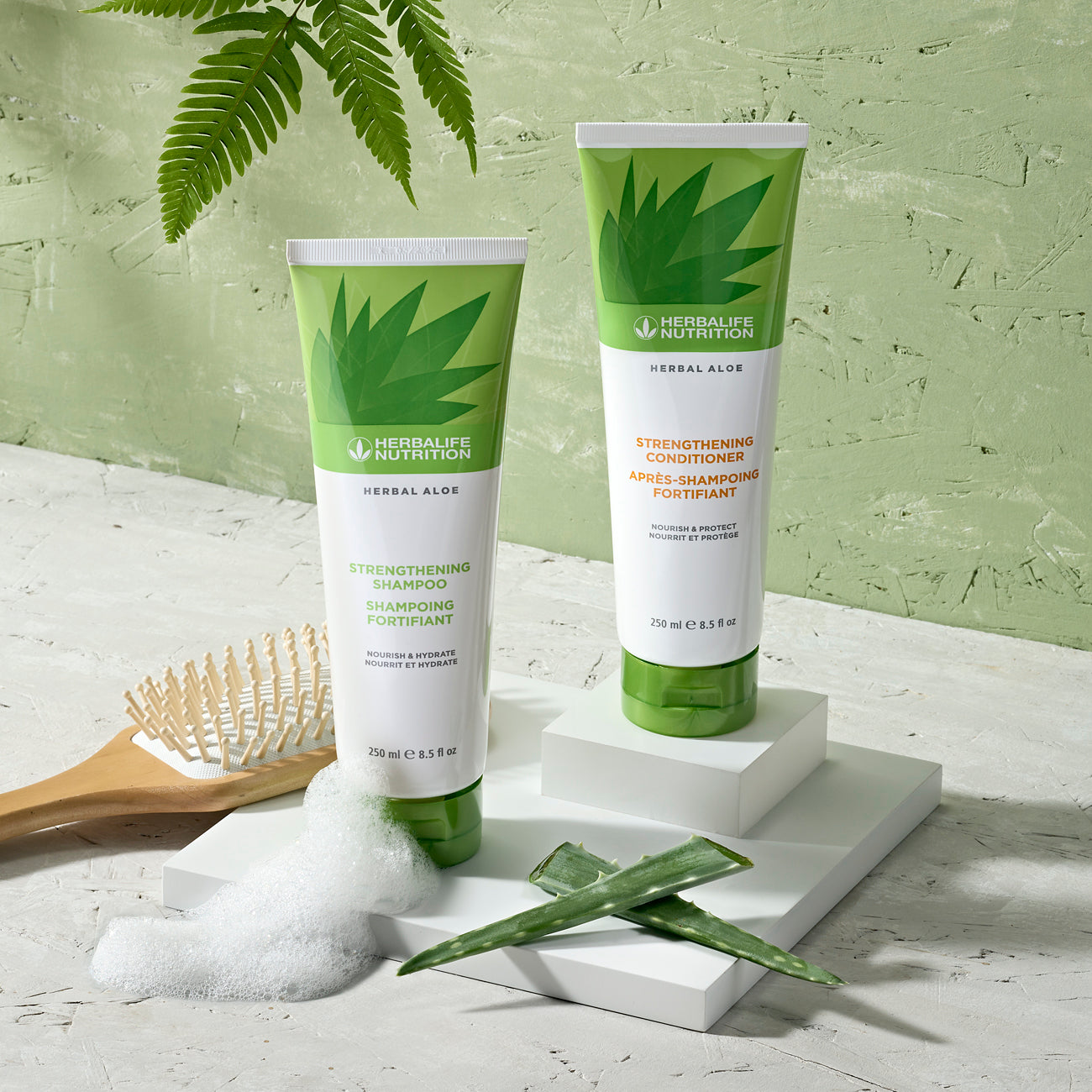 Herbal Aloe Strengtheining Shampoo - Shampo fortificante